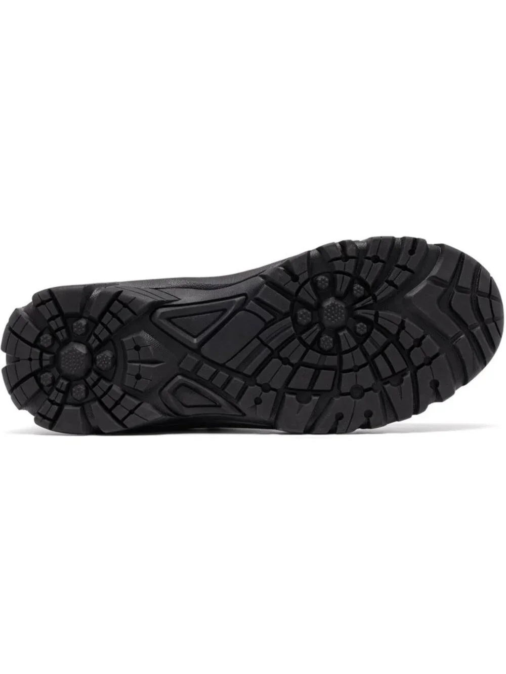 Men's Green Waterproof Shoes Casual Mid Top Round Toe Non Slip Hiking Boots
